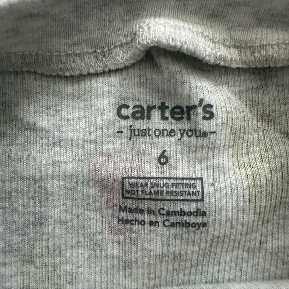 Carter's Kids Pajama Set with Tree Print Size 6
